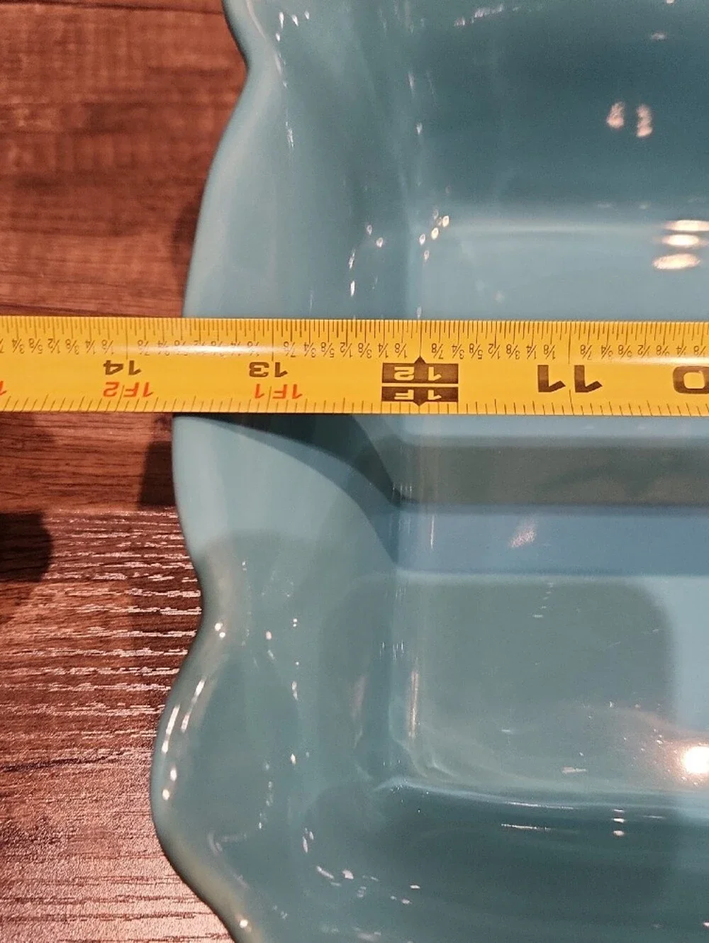 The Pioneer Woman Turquoise Rectangular Ceramic Baker